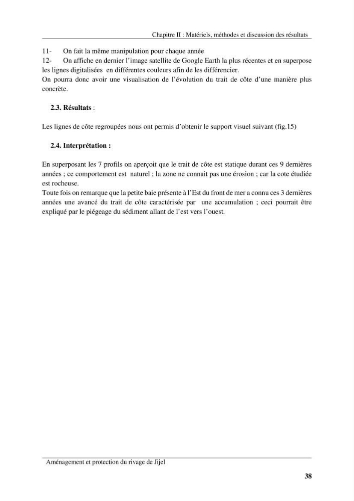 Aménagement et protection du rivage de Jijel