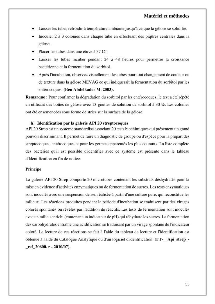 Caractérisation et évaluation de la virulence et de la résistance aux antibiotiques chez les entérocoques isolés dans le milieu marin
