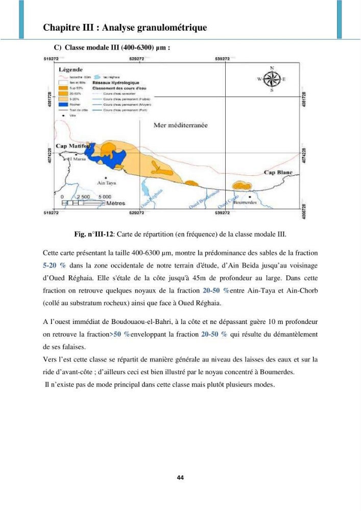 Processus mis en jeu dans l\'évolution morpho-dynamique de la baie de Zemmouri