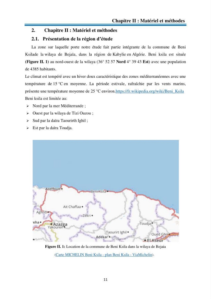 Evolution de la croissance de la daurade d’élevage au niveau de la ferme SRL AQUACAP (Beni Ksila, Béjaia)