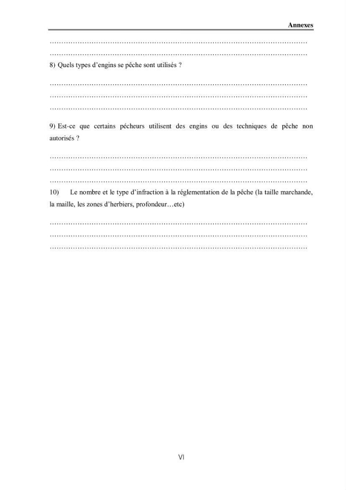 Analyse socio-environnementale de la pêcherie de Mostaganem