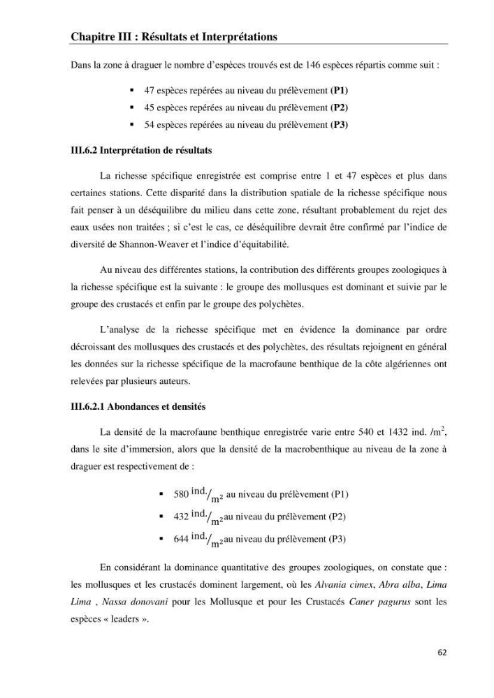 Impact des matériaux de dragage du port d\'El-Aouana sur l\'écosystème littoral