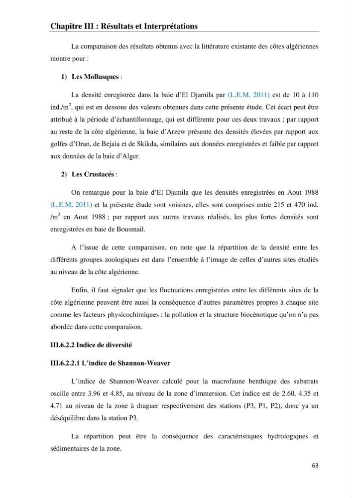 Impact des matériaux de dragage du port d\'El-Aouana sur l\'écosystème littoral