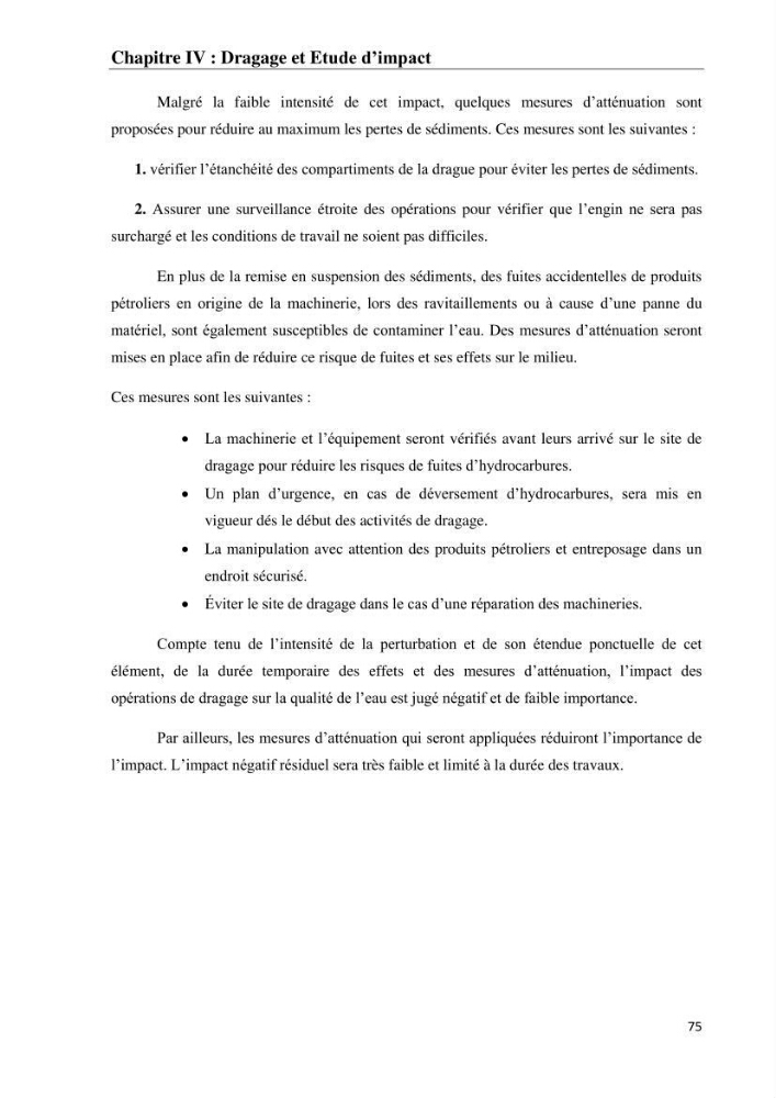 Impact des matériaux de dragage du port d\'El-Aouana sur l\'écosystème littoral