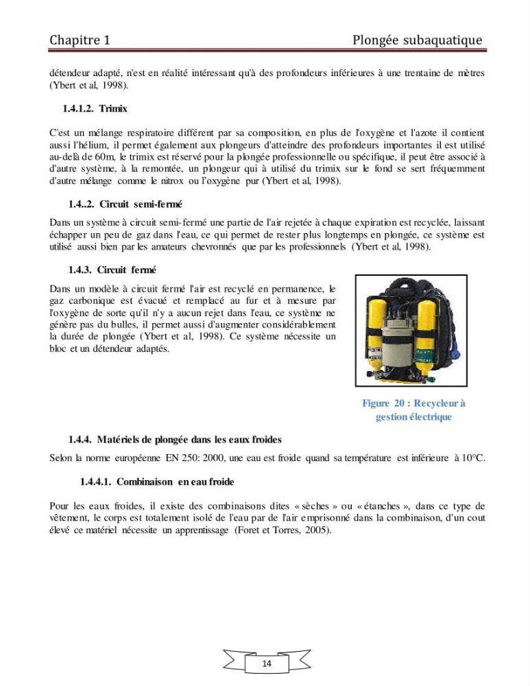 Apport de la plongée subaquatique a l\'océanographie