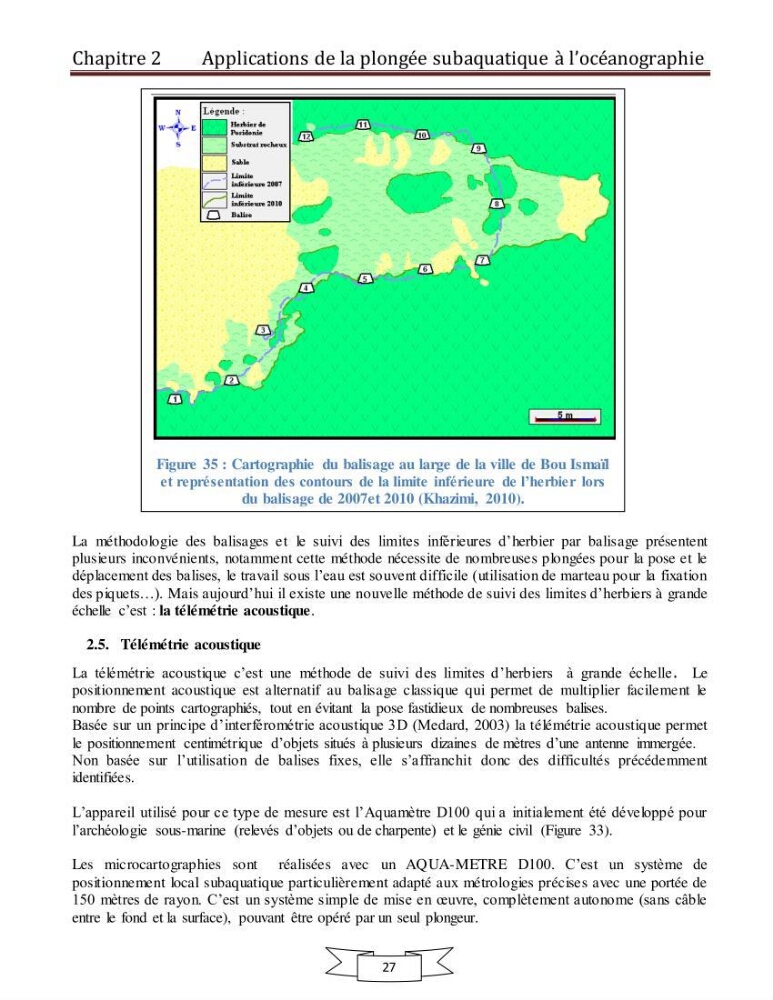 Apport de la plongée subaquatique a l\'océanographie