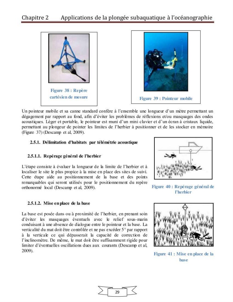 Apport de la plongée subaquatique a l\'océanographie