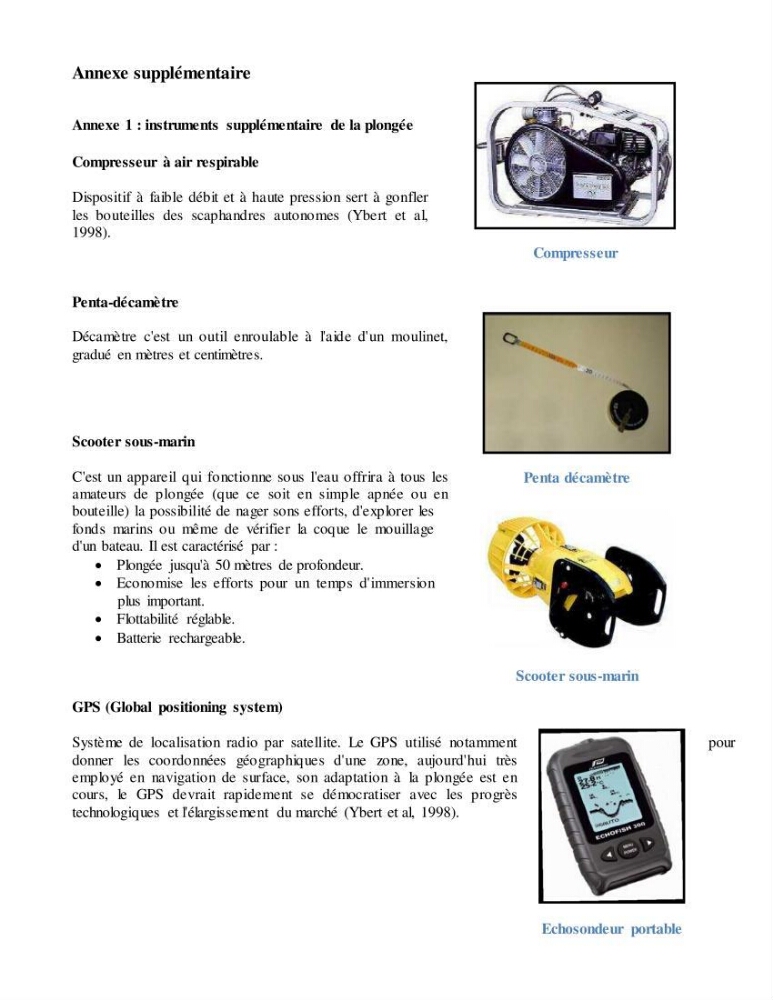 Apport de la plongée subaquatique a l\'océanographie