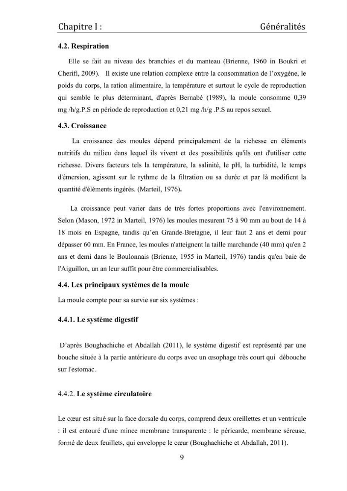 Contribution à la maîtrise du conditionnement des géniteurs de la moule Mytilus galloprovincialis (Lamarck, 1819), mollusque bivalve à potentialité mytilicole.
