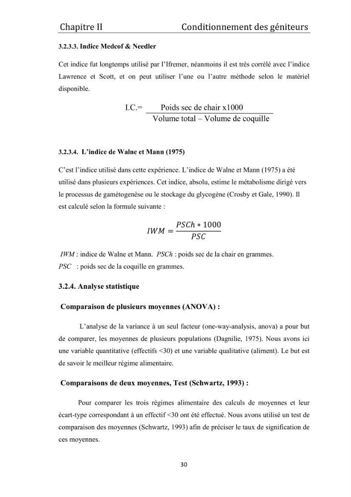 Contribution à la maîtrise du conditionnement des géniteurs de la moule Mytilus galloprovincialis (Lamarck, 1819), mollusque bivalve à potentialité mytilicole.