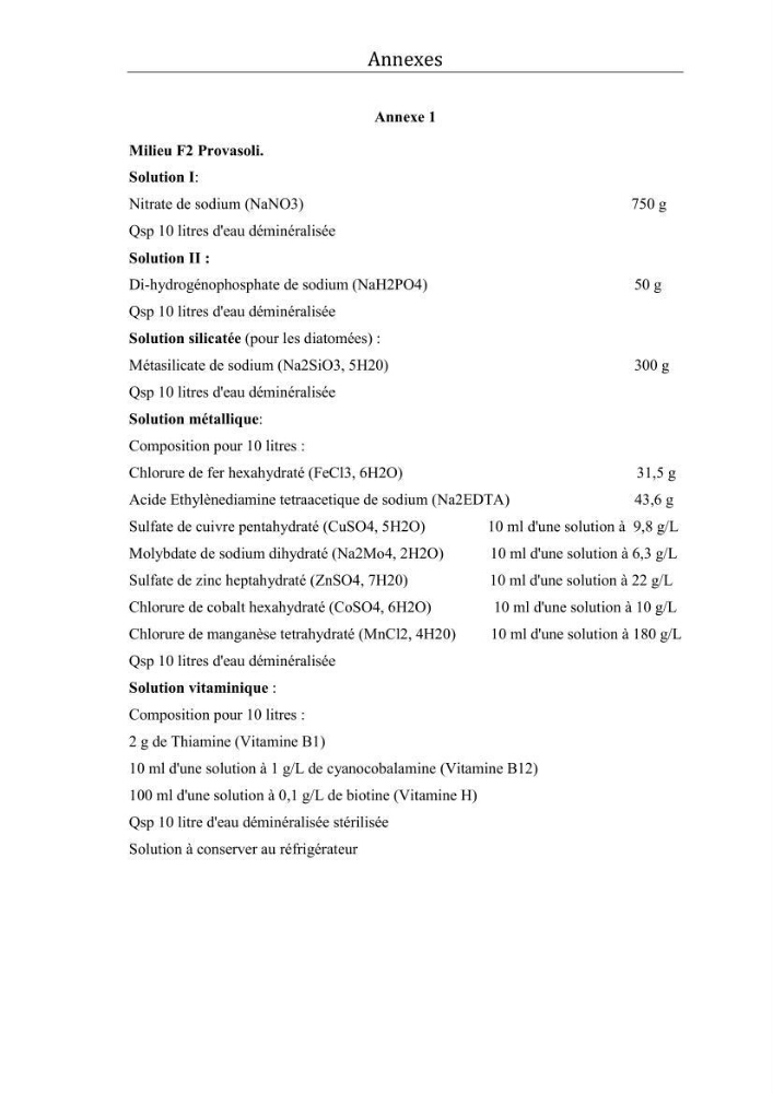 Contribution à la maîtrise du conditionnement des géniteurs de la moule Mytilus galloprovincialis (Lamarck, 1819), mollusque bivalve à potentialité mytilicole.