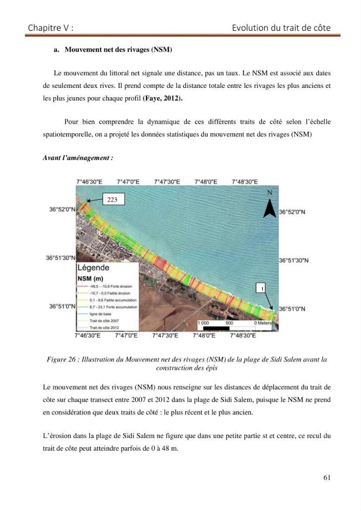 Contribution a la connaissance de la morphologie et de la dynamique sedimentaire du littoral Est de l\'Algerie : cas de la plage Sidi Salem-Annaba