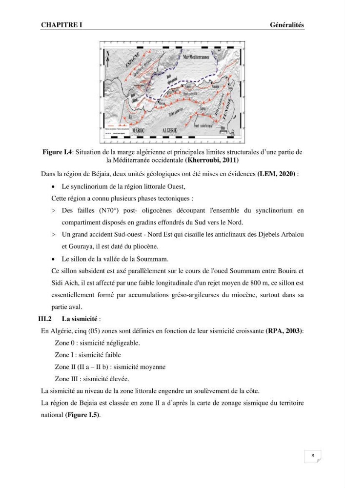Etude de protection maritime frontale du bout de piste de l’aéroport de Béjaia (Algérie)