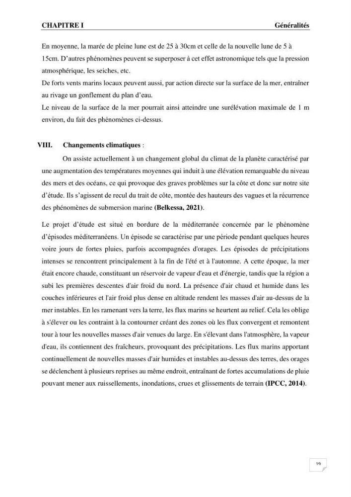 Etude de protection maritime frontale du bout de piste de l’aéroport de Béjaia (Algérie)