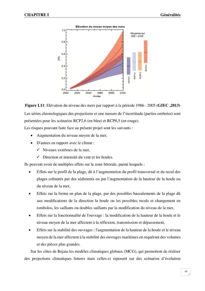 Etude de protection maritime frontale du bout de piste de l’aéroport de Béjaia (Algérie)