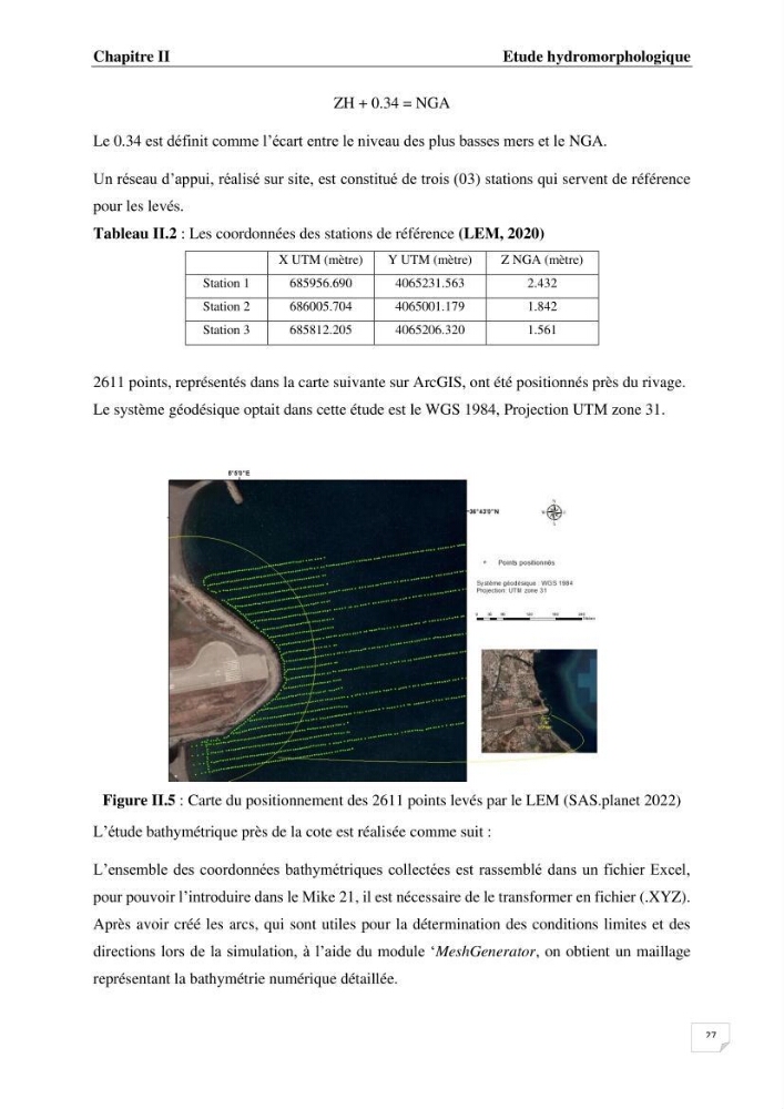 Etude de protection maritime frontale du bout de piste de l’aéroport de Béjaia (Algérie)