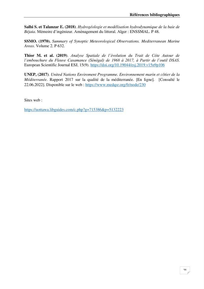 Etude de protection maritime frontale du bout de piste de l’aéroport de Béjaia (Algérie)