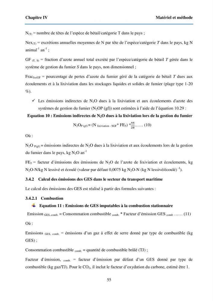 Estimation des émissions de gaz à effet de serre des secteurs de l’élevage et du transport maritime