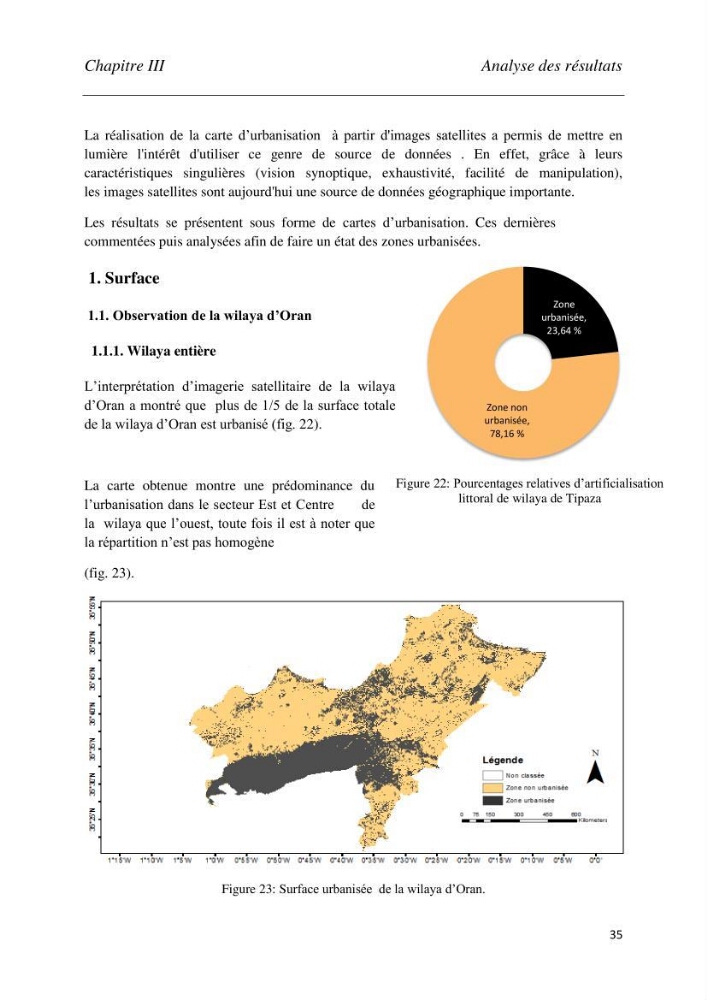 Analyse de l’artificialisation de la zone côtière en Algérie : Cas des wilayas d’Oran (Ouest) et de Tipaza (Centre)