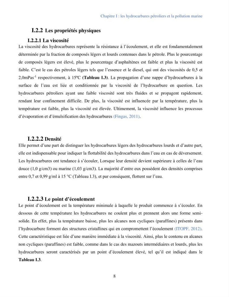 Caractérisation des bactéries marines dégradant les différentes fractions du pétrole