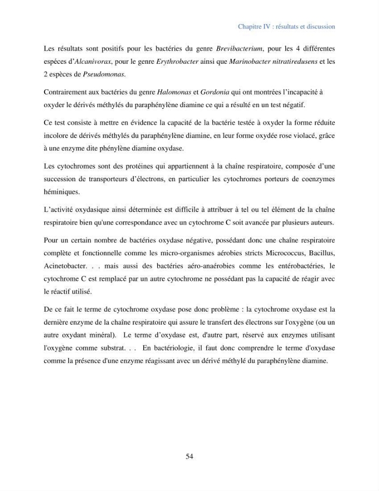 Caractérisation des bactéries marines dégradant les différentes fractions du pétrole
