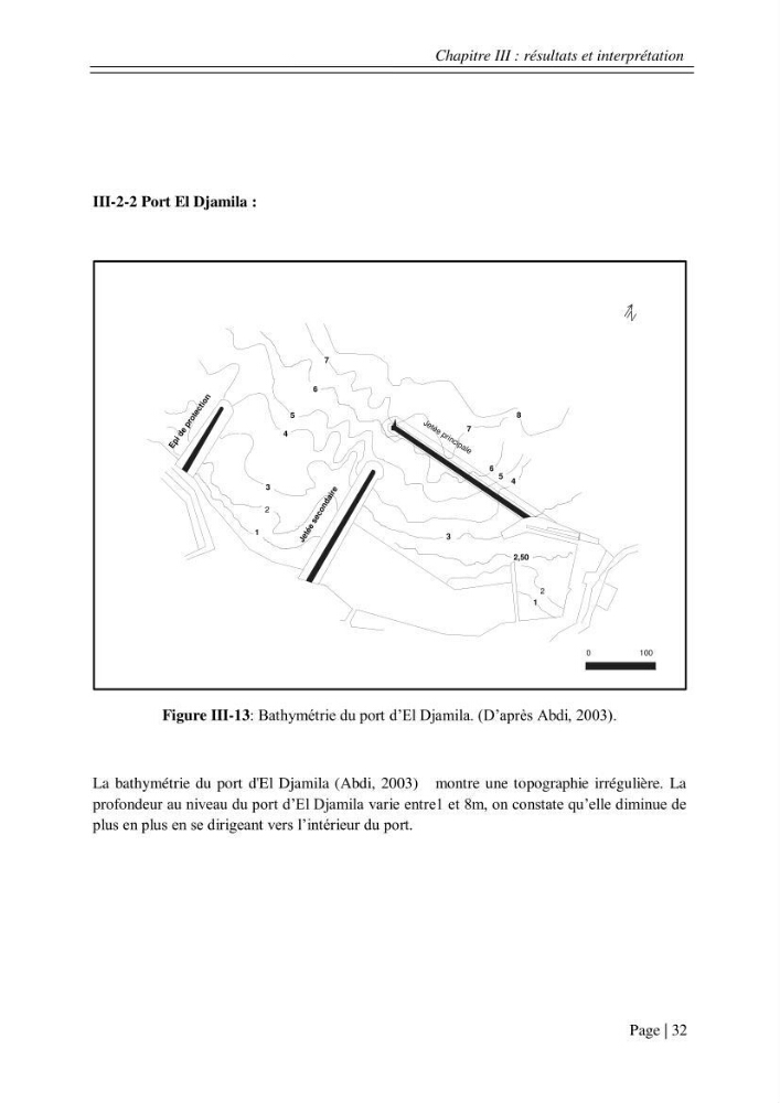 Ensablement des ports de Sidi fredj et d\'El Djamila et le devenir des produits de dragage