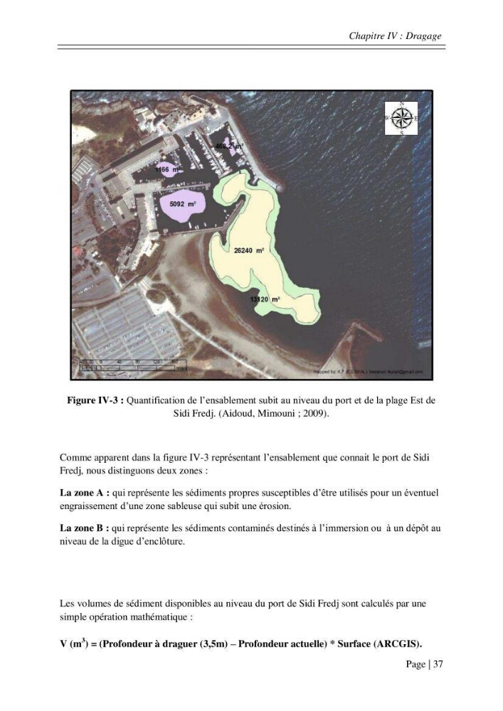 Ensablement des ports de Sidi fredj et d\'El Djamila et le devenir des produits de dragage