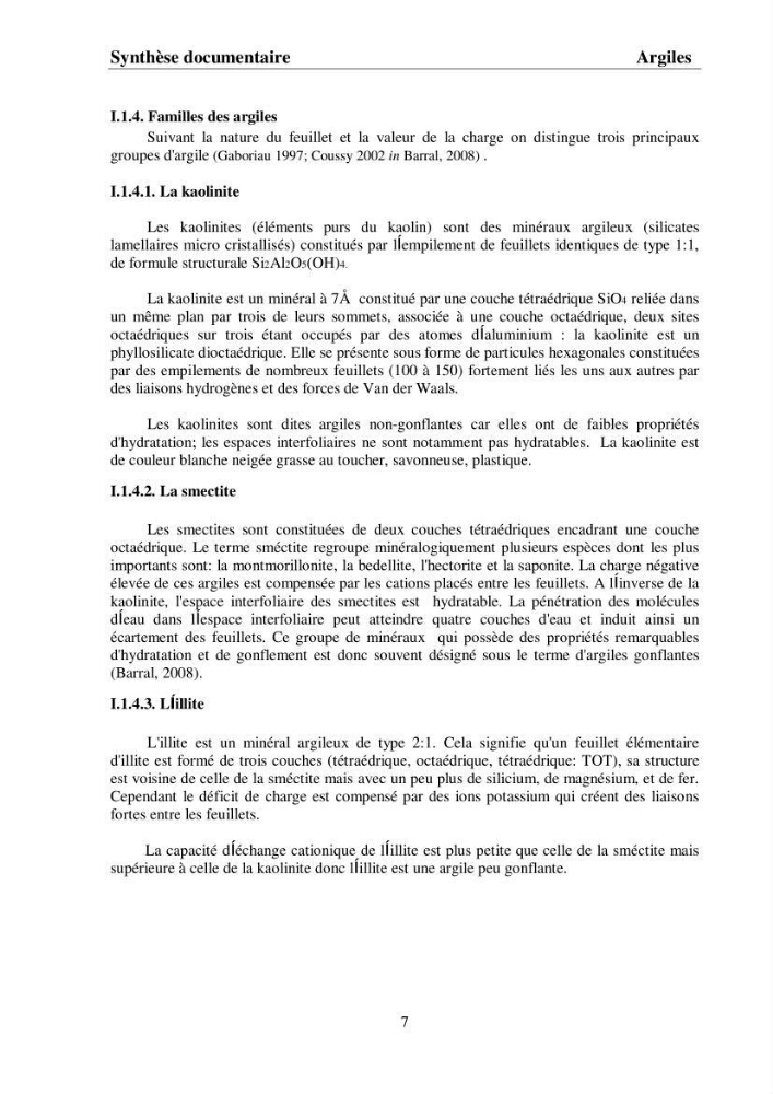 Rétention du cadmium dans un milieu aqueux sur une argile brute Algérienne.
