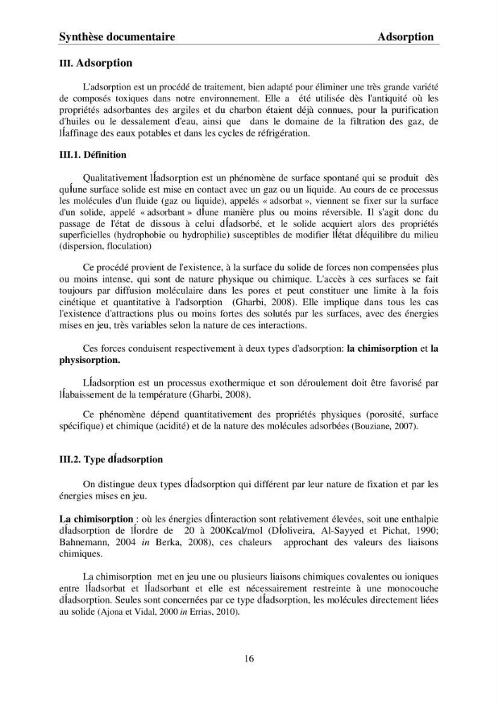 Rétention du cadmium dans un milieu aqueux sur une argile brute Algérienne.