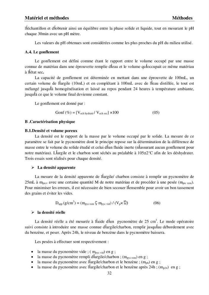 Rétention du cadmium dans un milieu aqueux sur une argile brute Algérienne.