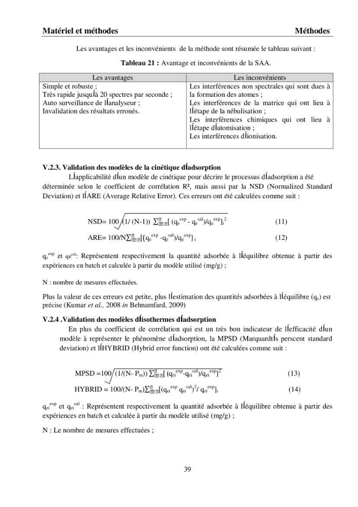Rétention du cadmium dans un milieu aqueux sur une argile brute Algérienne.
