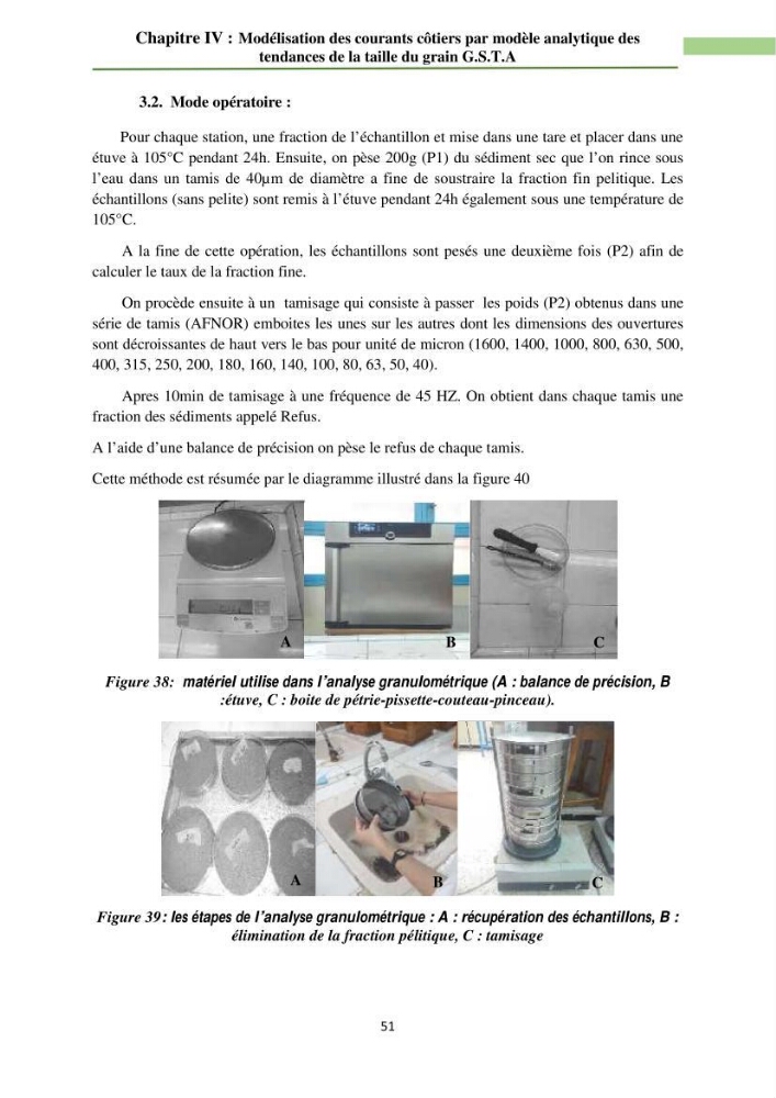 Combinaison des modèles numériques et des images satéllites pour la détermination des courants côtiers.