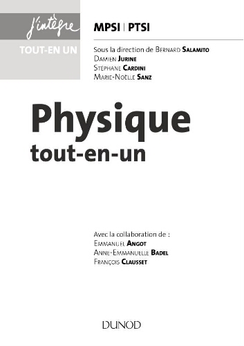 Physique tout-en-un MPSI-PTSI Physique tout-en-un MPSI-PTSI