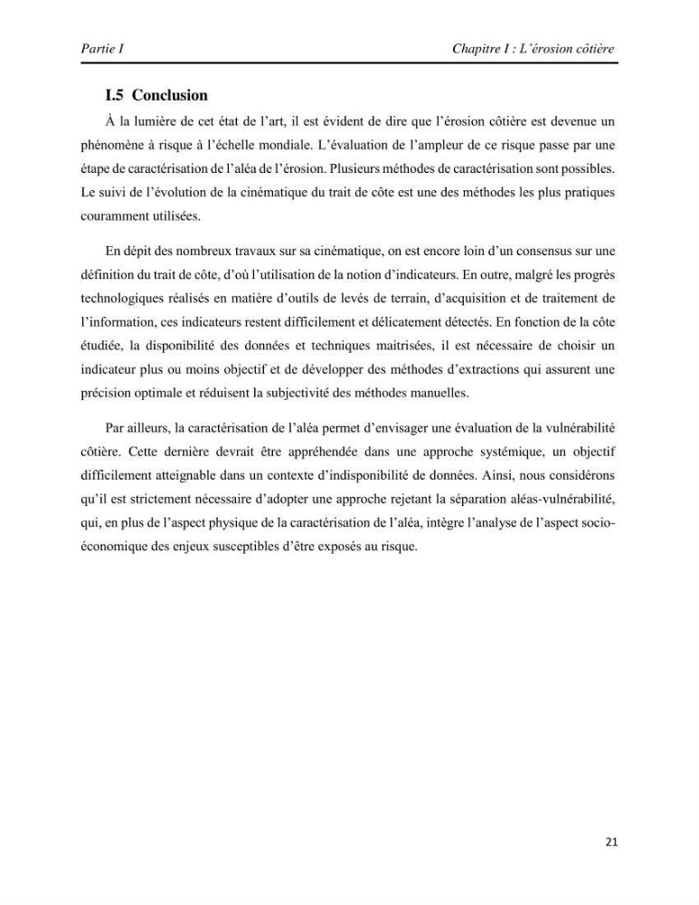 Apport des techniques de télédétection à l’étude de la vulnérabilité et risques côtiers: (cas de la côte ouest-algérienne)