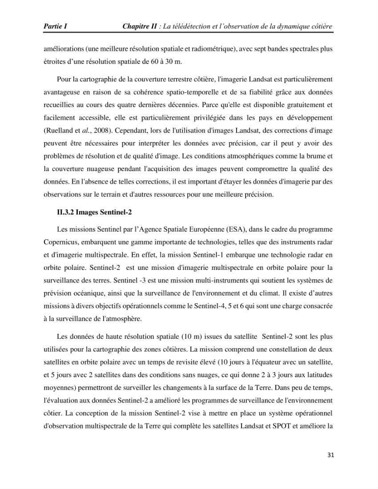 Apport des techniques de télédétection à l’étude de la vulnérabilité et risques côtiers: (cas de la côte ouest-algérienne)