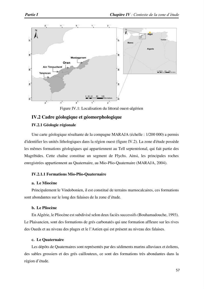 Apport des techniques de télédétection à l’étude de la vulnérabilité et risques côtiers: (cas de la côte ouest-algérienne)