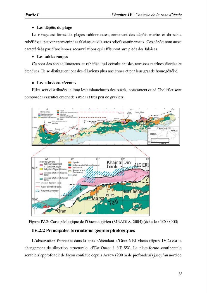 Apport des techniques de télédétection à l’étude de la vulnérabilité et risques côtiers: (cas de la côte ouest-algérienne)