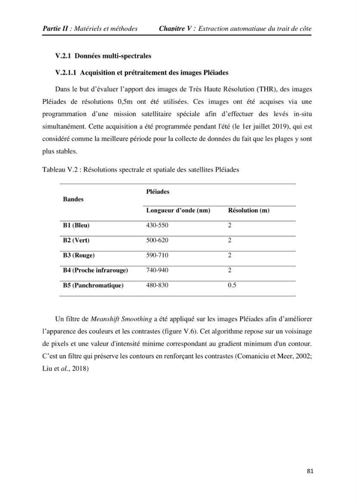Apport des techniques de télédétection à l’étude de la vulnérabilité et risques côtiers: (cas de la côte ouest-algérienne)