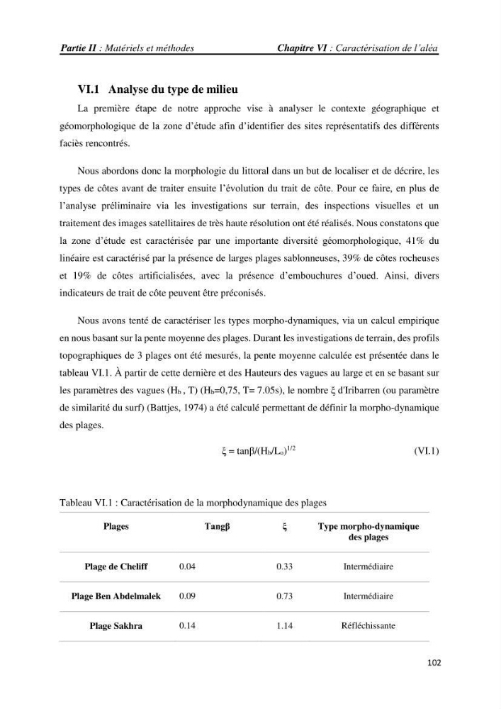 Apport des techniques de télédétection à l’étude de la vulnérabilité et risques côtiers: (cas de la côte ouest-algérienne)