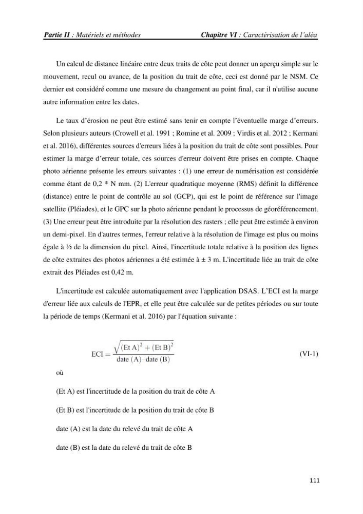 Apport des techniques de télédétection à l’étude de la vulnérabilité et risques côtiers: (cas de la côte ouest-algérienne)