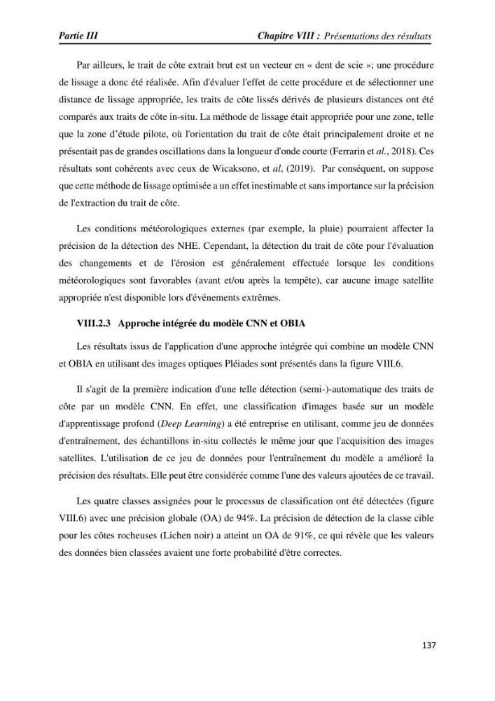 Apport des techniques de télédétection à l’étude de la vulnérabilité et risques côtiers: (cas de la côte ouest-algérienne)