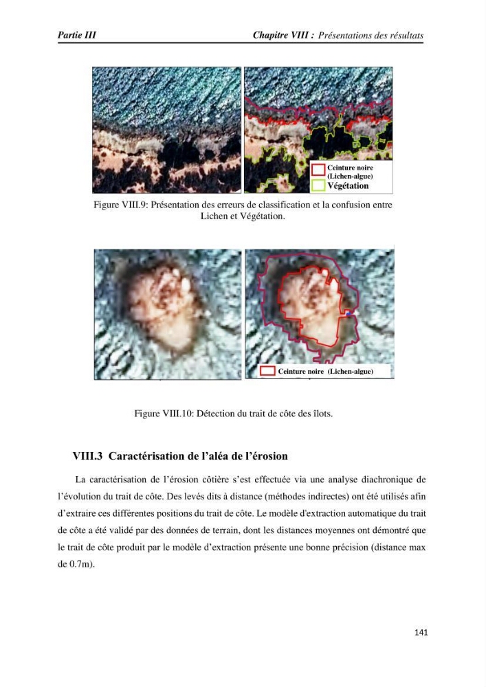 Apport des techniques de télédétection à l’étude de la vulnérabilité et risques côtiers: (cas de la côte ouest-algérienne)