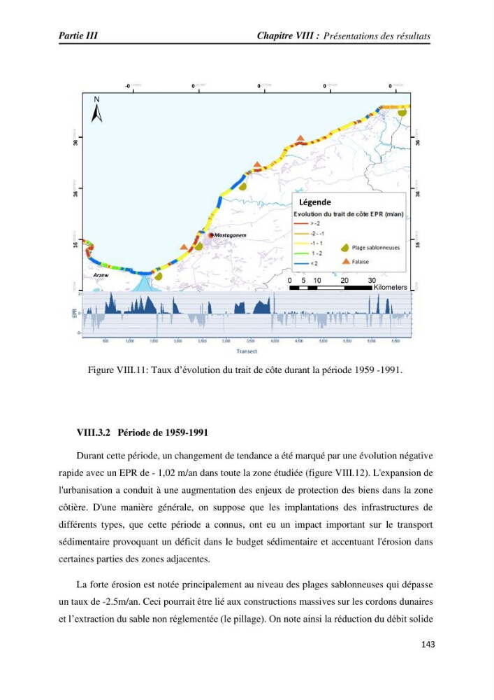 Apport des techniques de télédétection à l’étude de la vulnérabilité et risques côtiers: (cas de la côte ouest-algérienne)