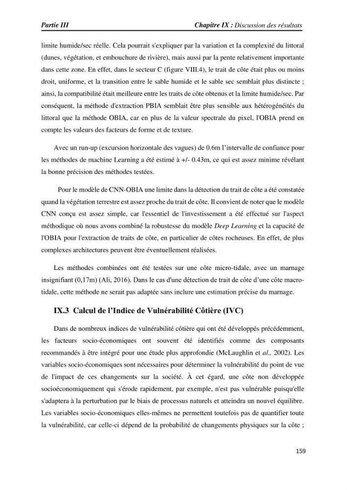 Apport des techniques de télédétection à l’étude de la vulnérabilité et risques côtiers: (cas de la côte ouest-algérienne)