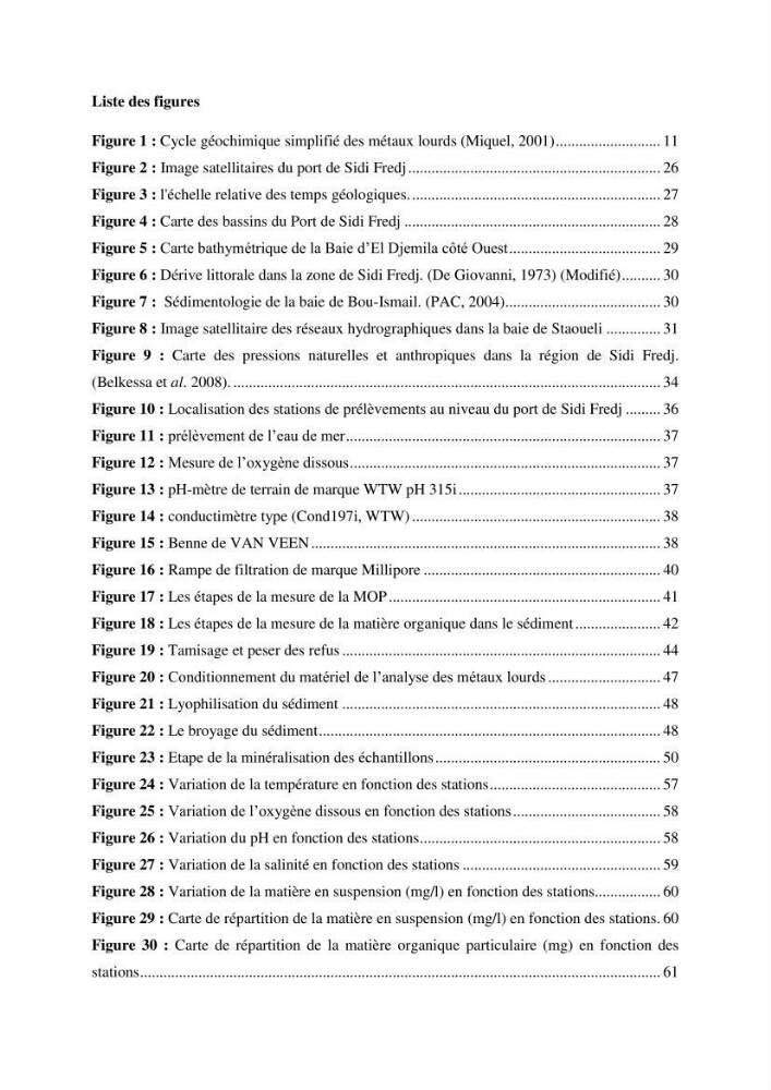 Evaluation de la qualité des sédiments superficiels du port de Sidi-Fredj en vue d\'une opération de dragage