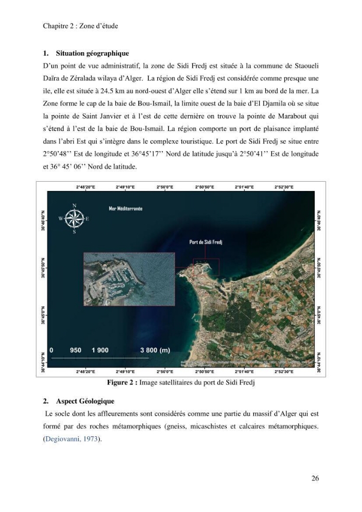 Evaluation de la qualité des sédiments superficiels du port de Sidi-Fredj en vue d\'une opération de dragage