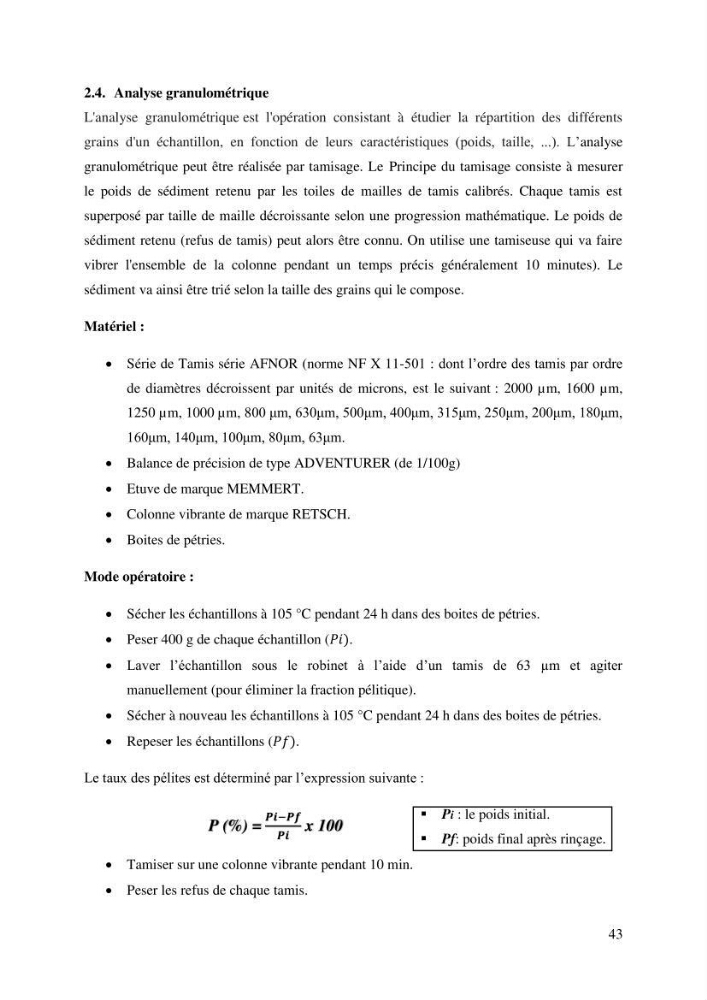 Evaluation de la qualité des sédiments superficiels du port de Sidi-Fredj en vue d\'une opération de dragage