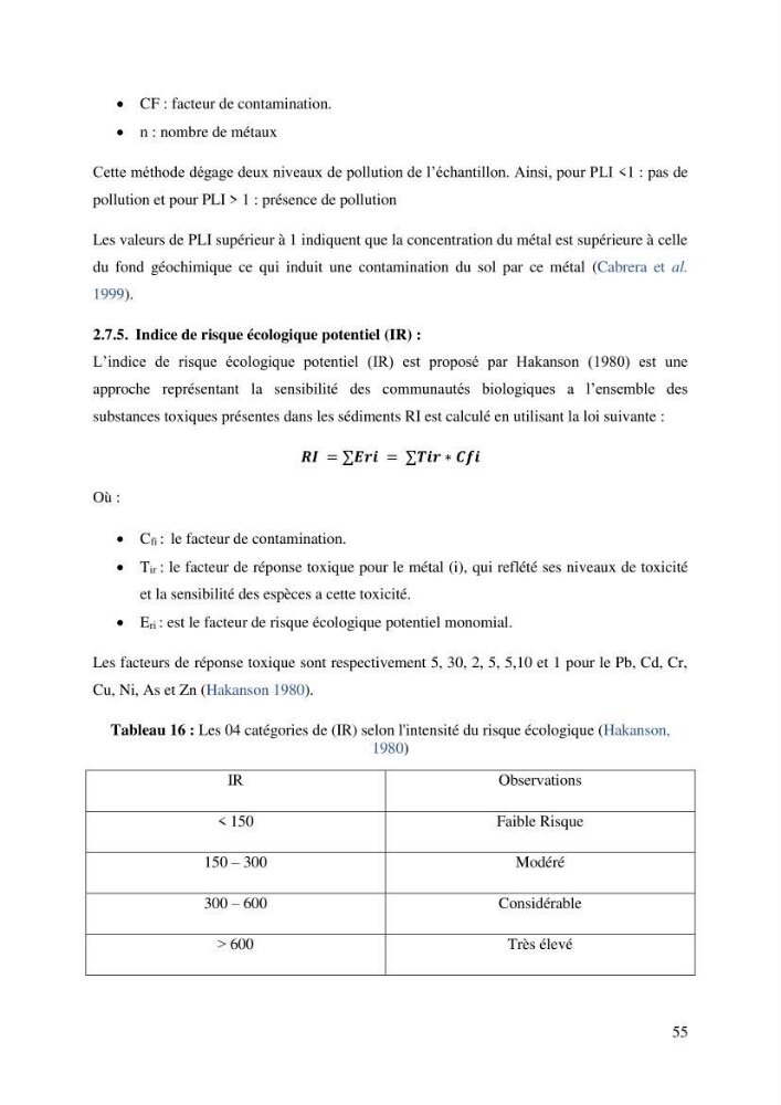 Evaluation de la qualité des sédiments superficiels du port de Sidi-Fredj en vue d\'une opération de dragage