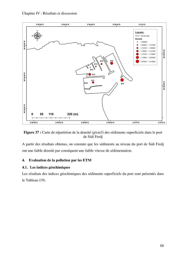 Evaluation de la qualité des sédiments superficiels du port de Sidi-Fredj en vue d\'une opération de dragage