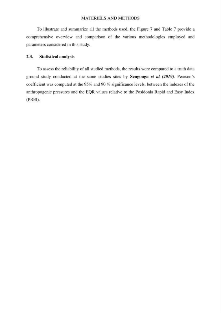 Assessment and quantification of anthropogenic pressures on Posidonia oceanica (L.) Delile 1883 meadows in the central Algerian coast